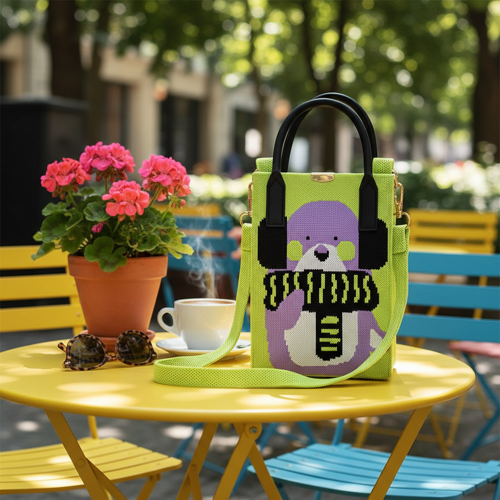 Chill Penguin in vibrant outdoor setting